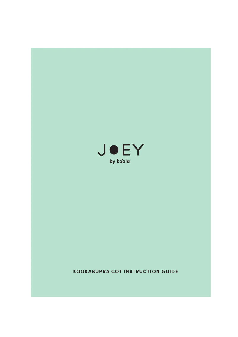 Page n°1 - Manuel utilisateur Koala Joey Kookaburra Cot