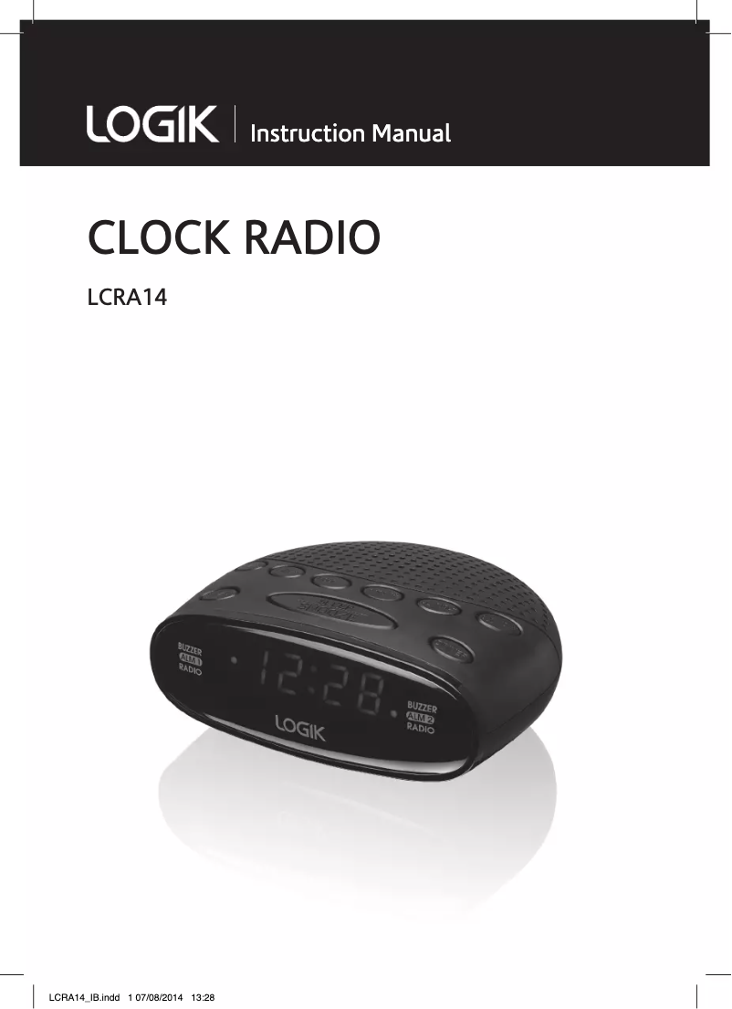 Page 1 de la notice Manuel utilisateur Logik LCRA14