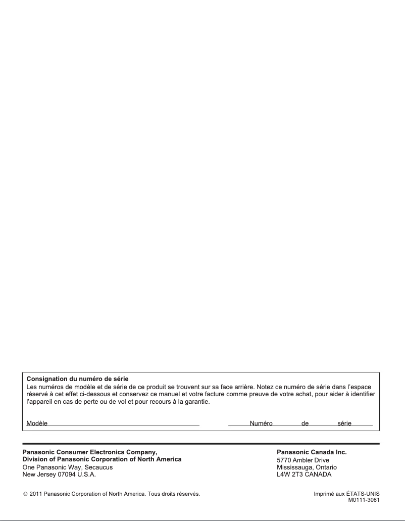 Image de la première page du manuel de l'appareil Viera TC-P46ST30