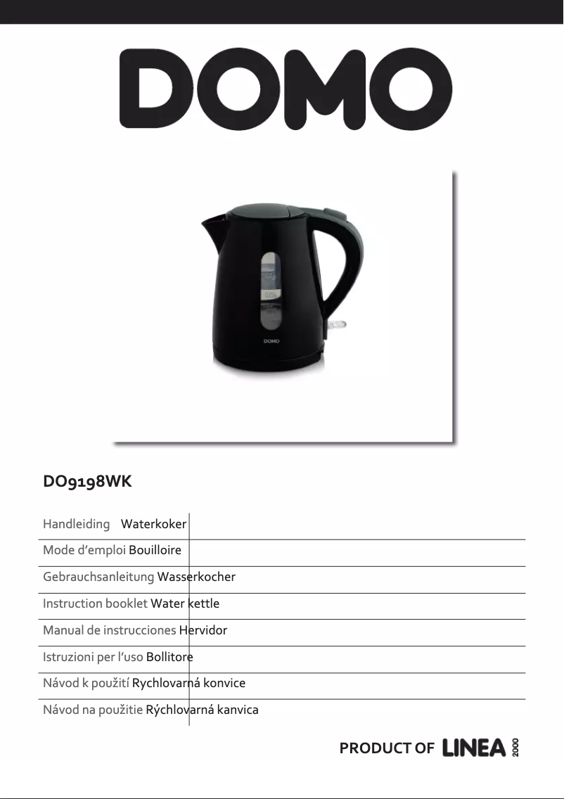 Page 1 de la notice Manuel utilisateur Domo DO9198WK