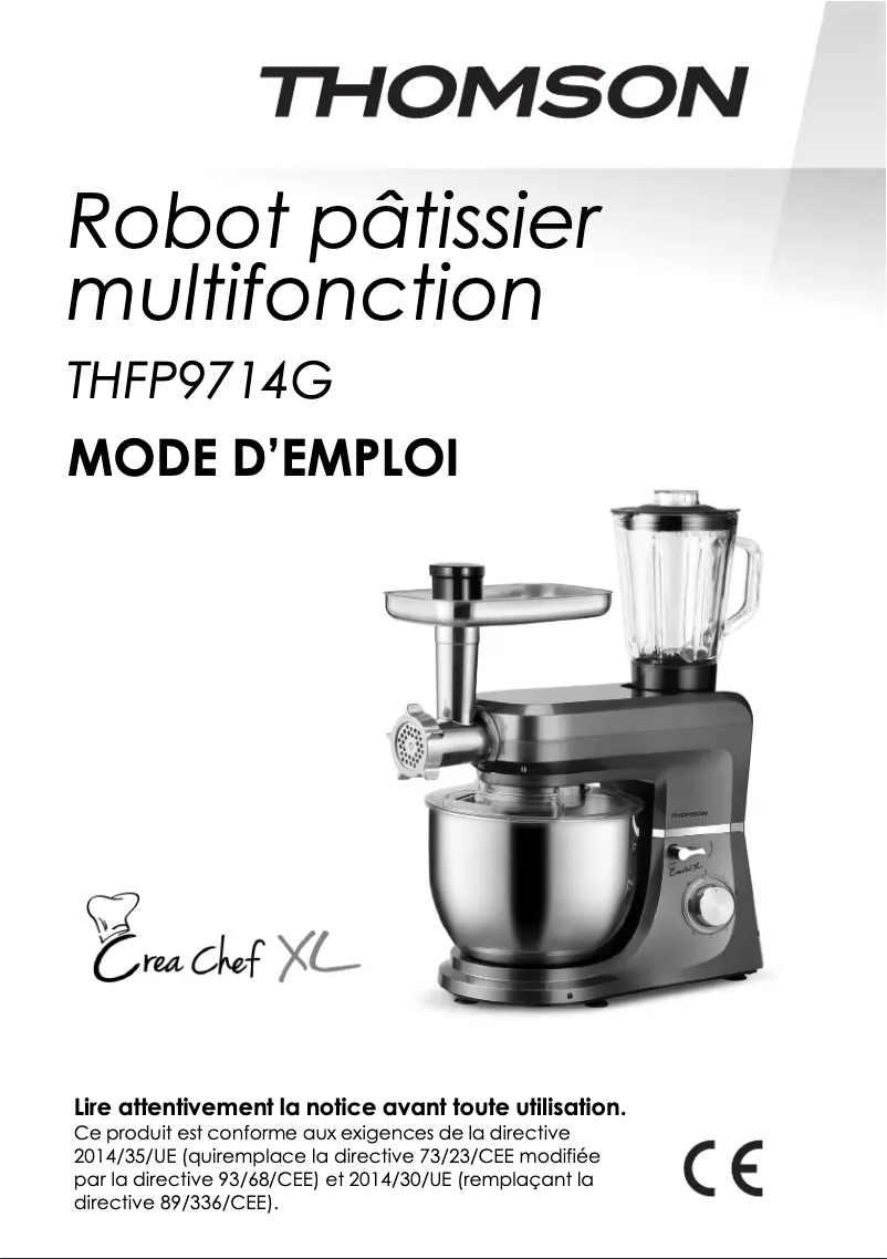 Página 1 del manual Manual de usuario Thomson THFP9714G