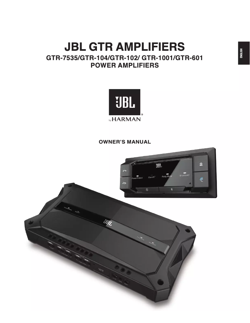 Imagen de la primera página del manual del dispositivo GTR-104