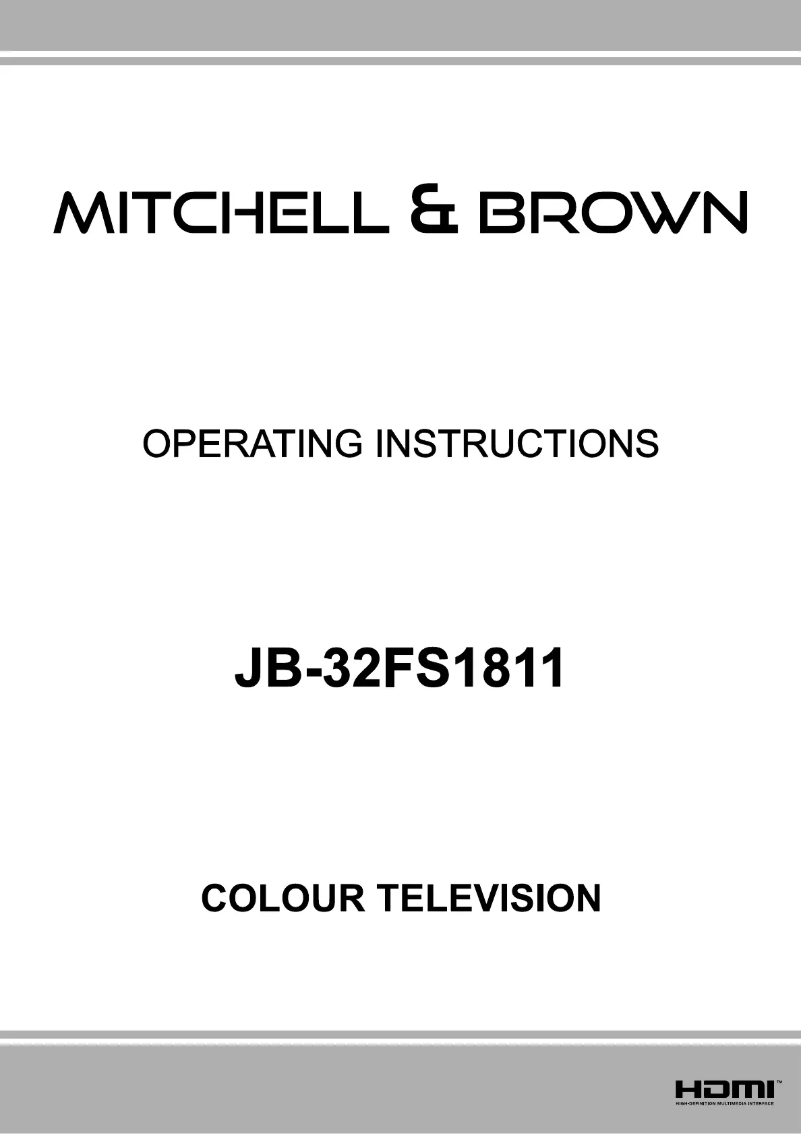 Página 1 del manual Manual de usuario Mitchell & Brown JB-32FS1811