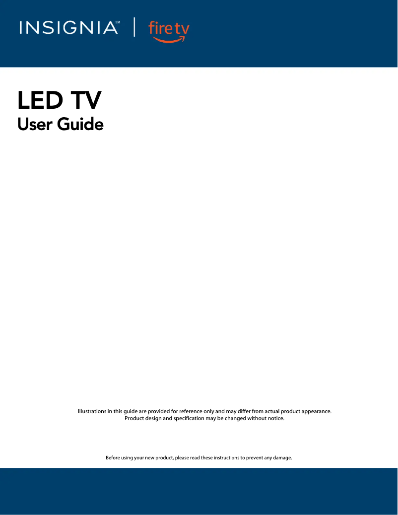 Imagen de la primera página del manual del dispositivo NS-50F301NA24