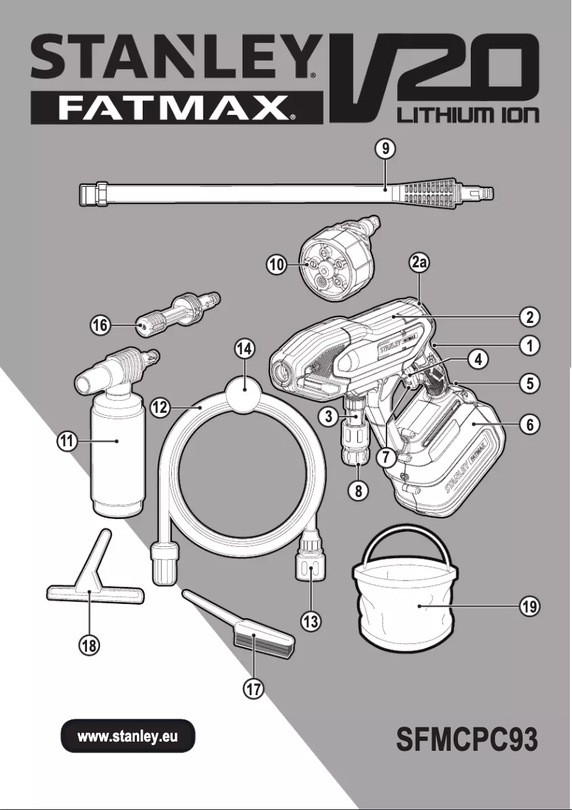 Page n°1 - Manuel utilisateur Stanley FatMax SFMCPC93