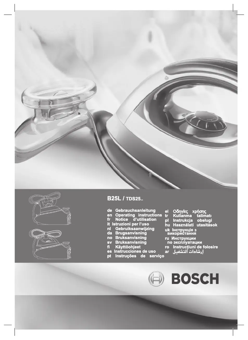 Page 1 de la notice Manuel utilisateur Bosch TDS2551