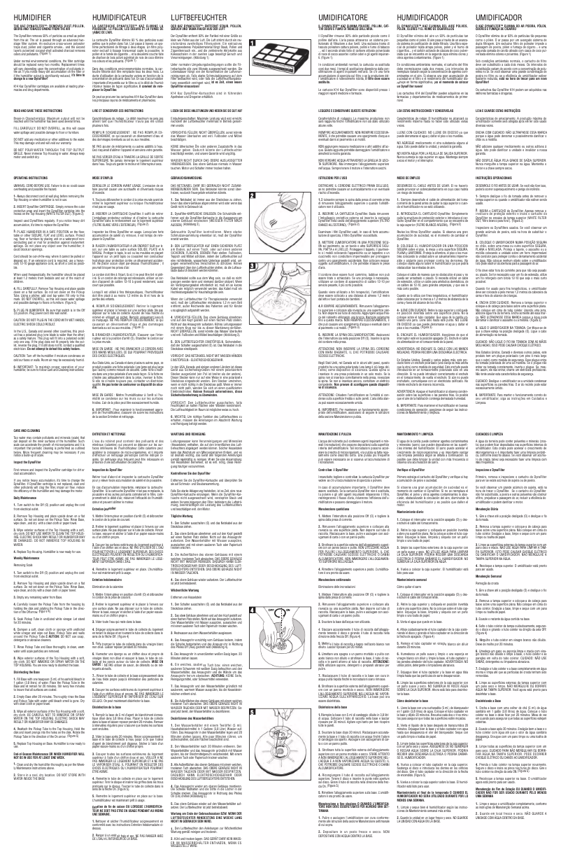 Page n°1 - Manuel utilisateur Vicks V425