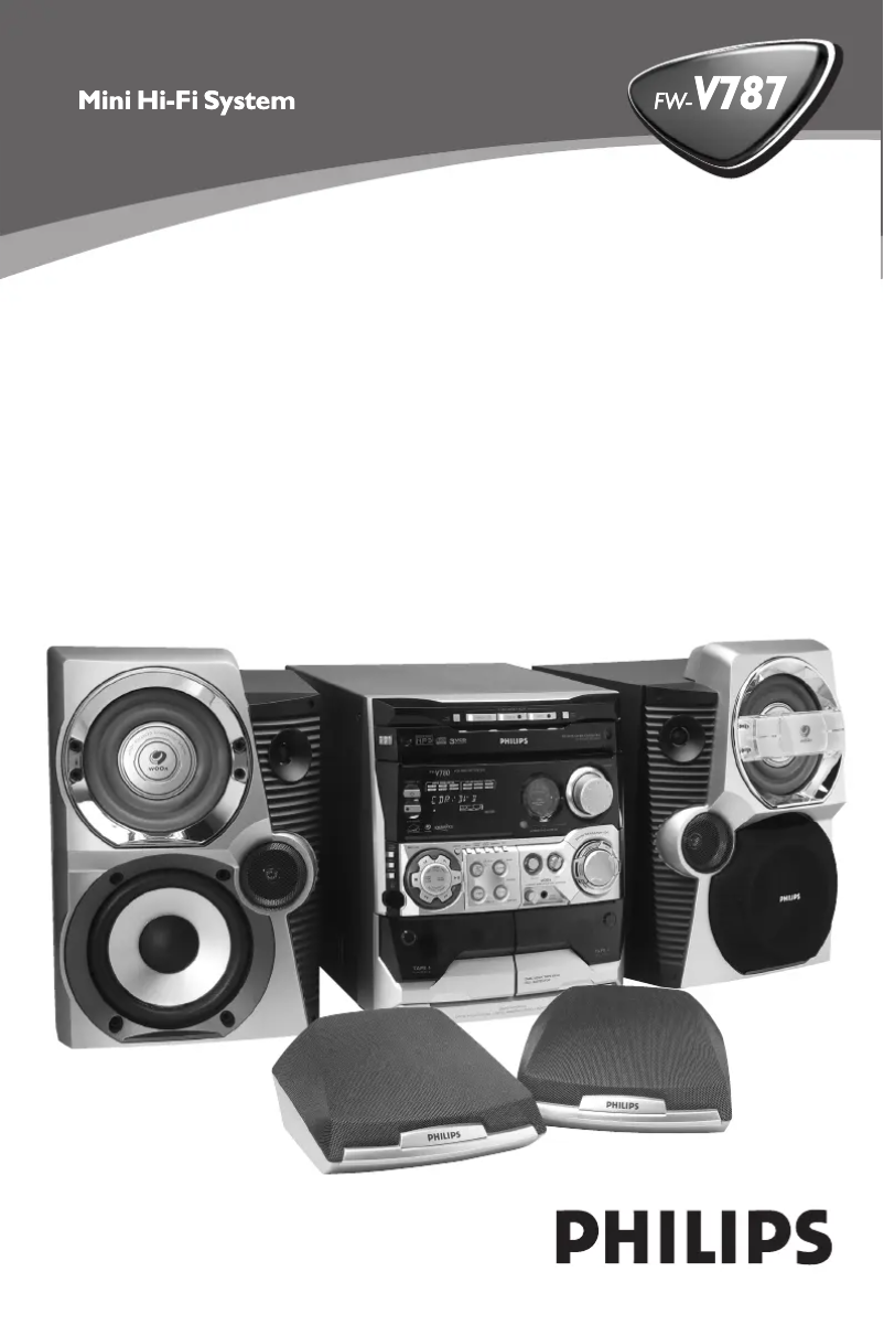 Page 1 de la notice Manuel utilisateur Philips FWM2200