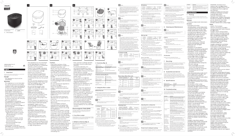 Page n°1 - Mode d'emploi Philips Avance Collection HD4535