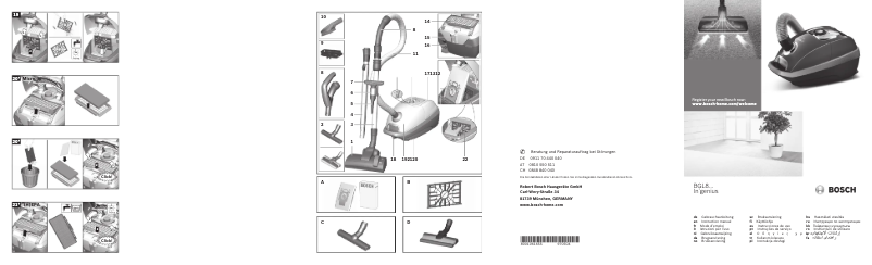 Image de la première page du manuel de l'appareil In'genius BGL8410