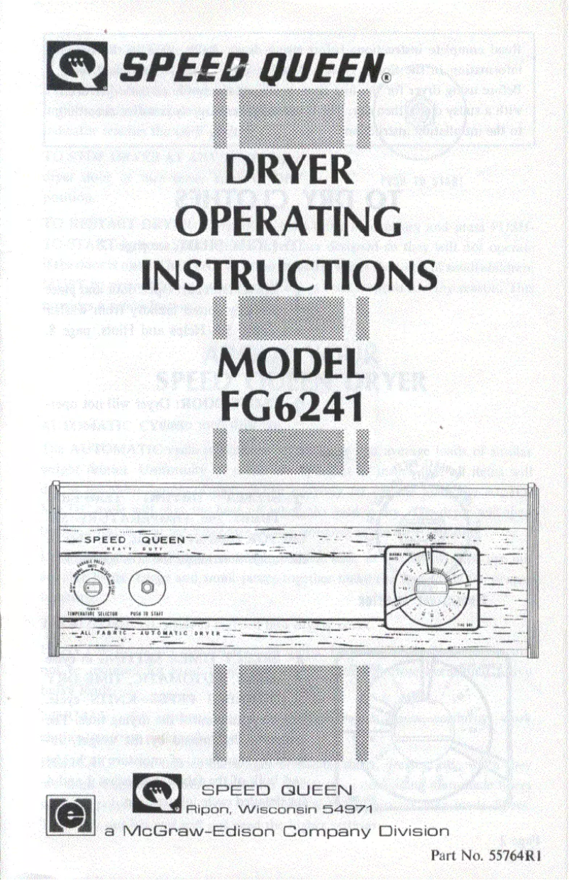 Image de la première page du manuel de l'appareil FG6241