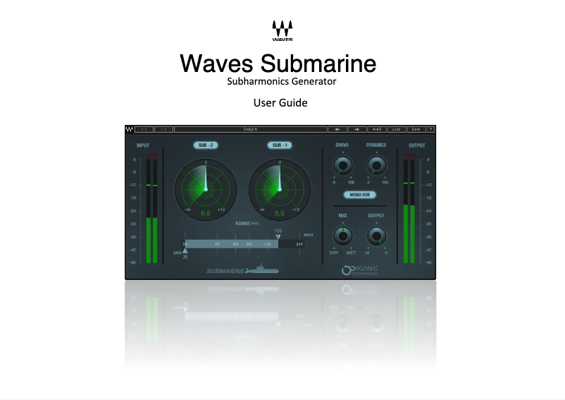 Page 1 de la notice Manuel utilisateur Waves Submarine