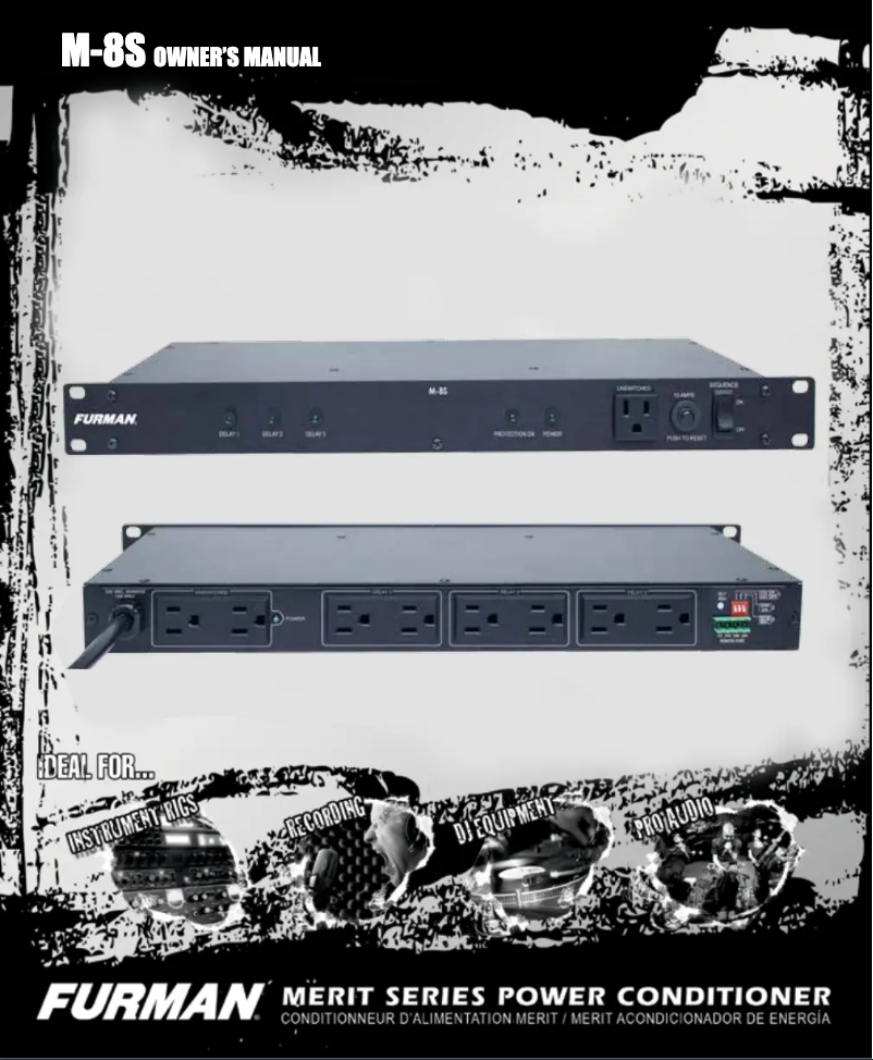 Página 1 del manual Manual de usuario Furman M-8S