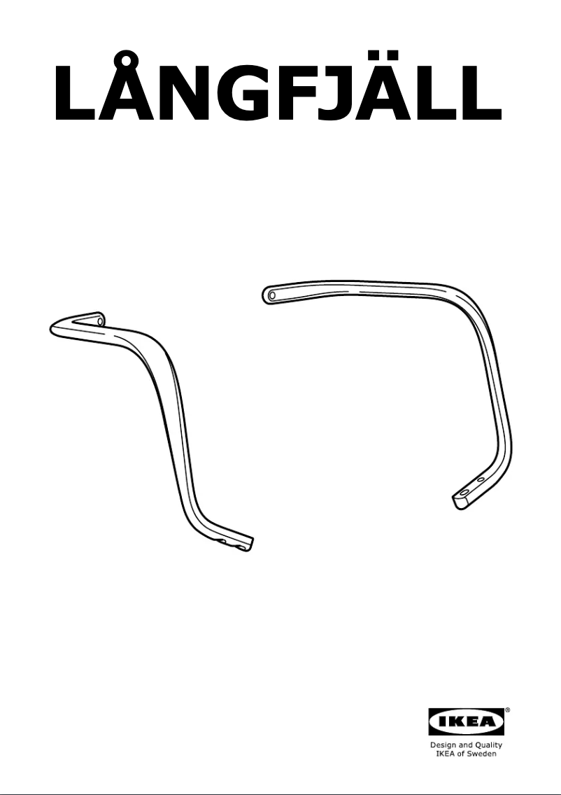 Image de la première page du manuel de l'appareil LÅNGFJÄLL 703.205.69