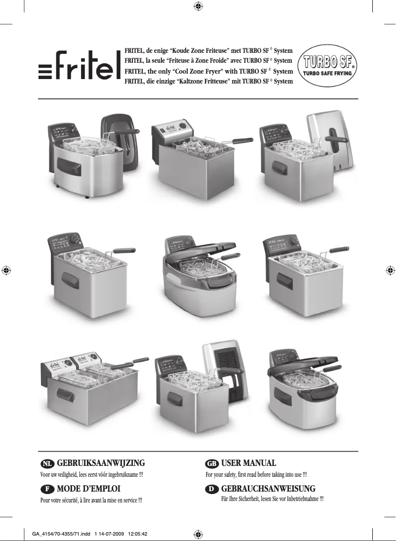 Page 1 de la notice Manuel utilisateur Fritel TSF 4370