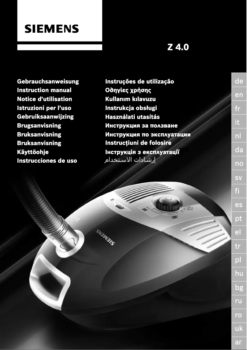 Página 1 del manual Manual de usuario Siemens Synchropower VS06G1600