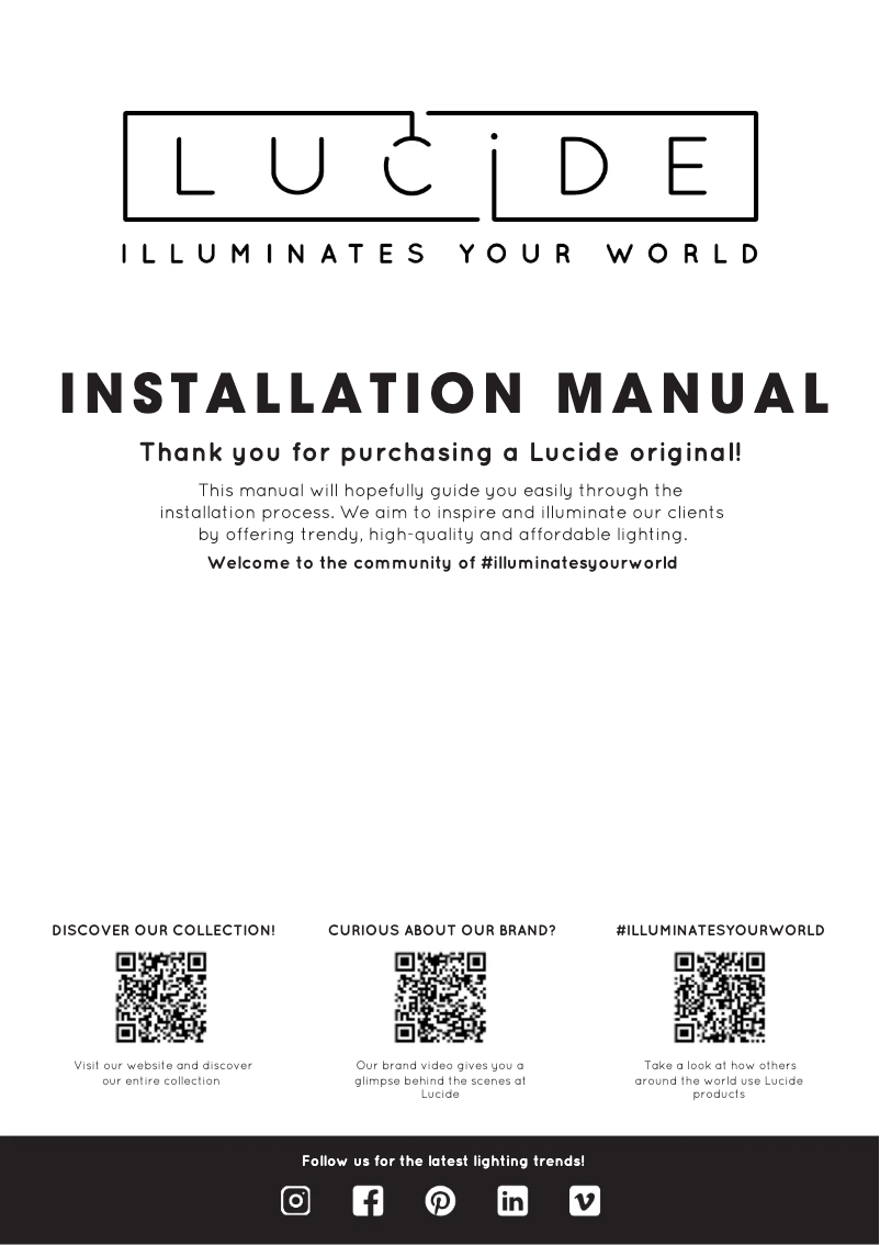 Page n°1 - Manuel utilisateur Lucide Mesh
