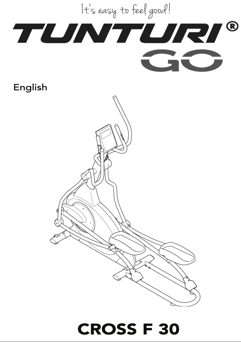 Page 1 de la notice Manuel utilisateur Tunturi Go F 30