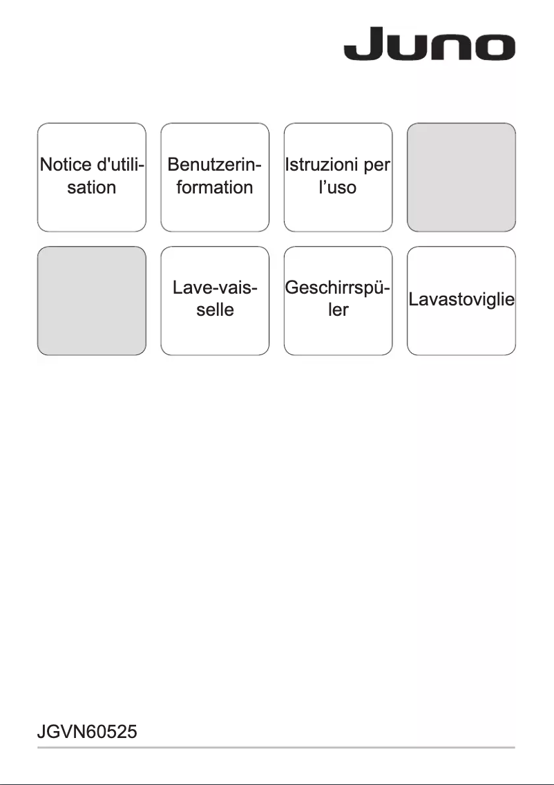 Image de la première page du manuel de l'appareil JGVN60525