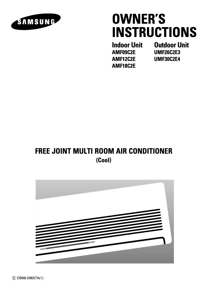 Page 1 de la notice Manuel utilisateur Samsung UMF30C2E4