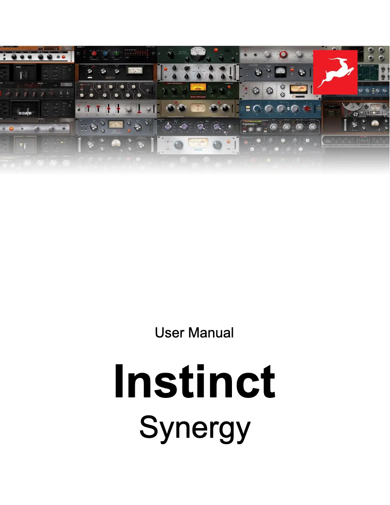 Page 1 de la notice Manuel utilisateur Antelope Audio Instinct Synergy