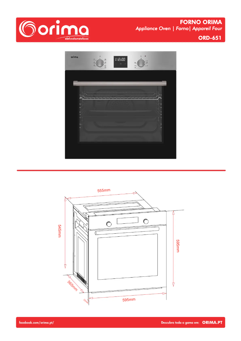 Page 1 de la notice Brochure Orima ORD 651