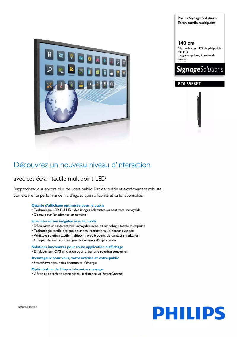 First page image of the manual for BDL5556ET