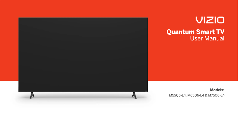 Page 1 de la notice Manuel utilisateur VIZIO M55Q6-L4