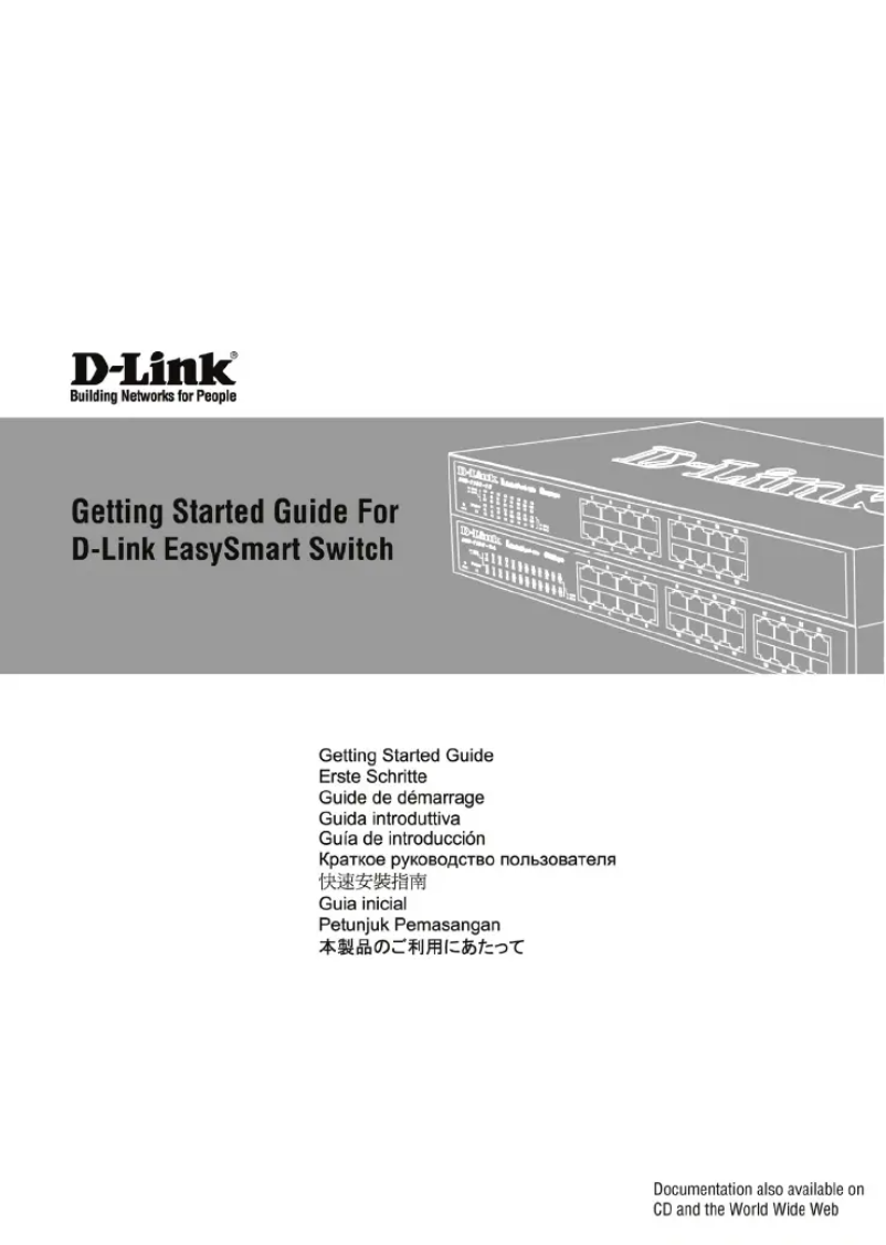 Page n°1 - Manuel utilisateur D-Link DGS-1100-05