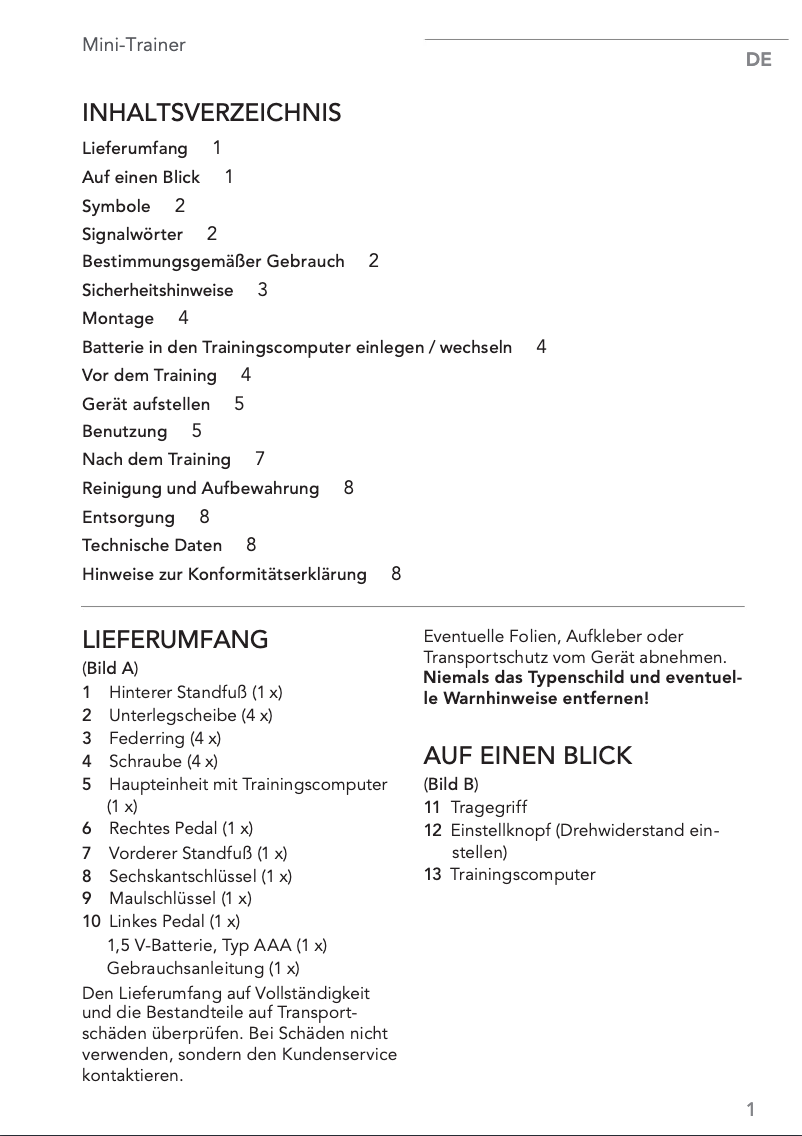 Página 1 del manual Manual de usuario Maxxmee 05032200225