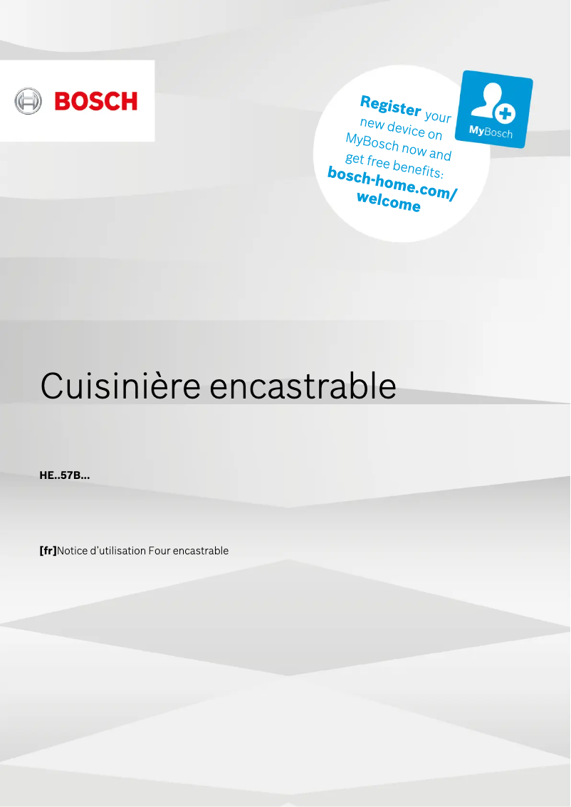 Image de la première page du manuel de l'appareil Serie 6 HET557BS1C