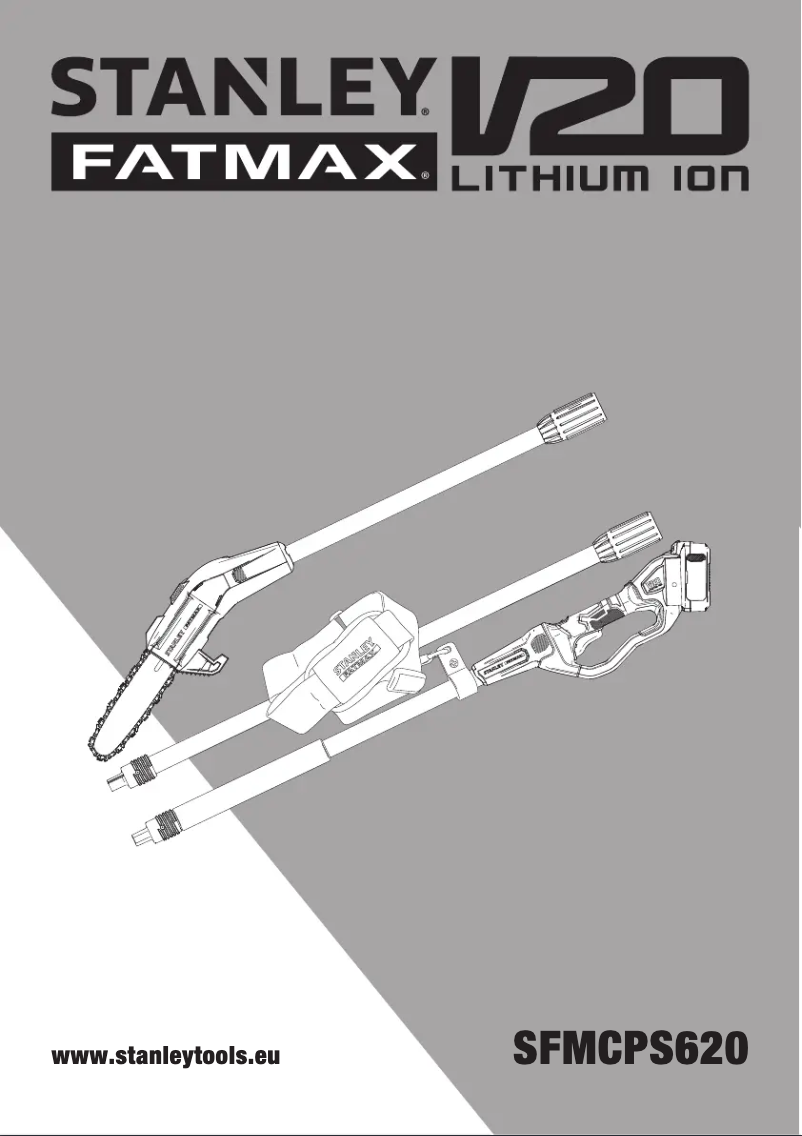 Page 1 de la notice Manuel utilisateur Stanley SFMCPS620