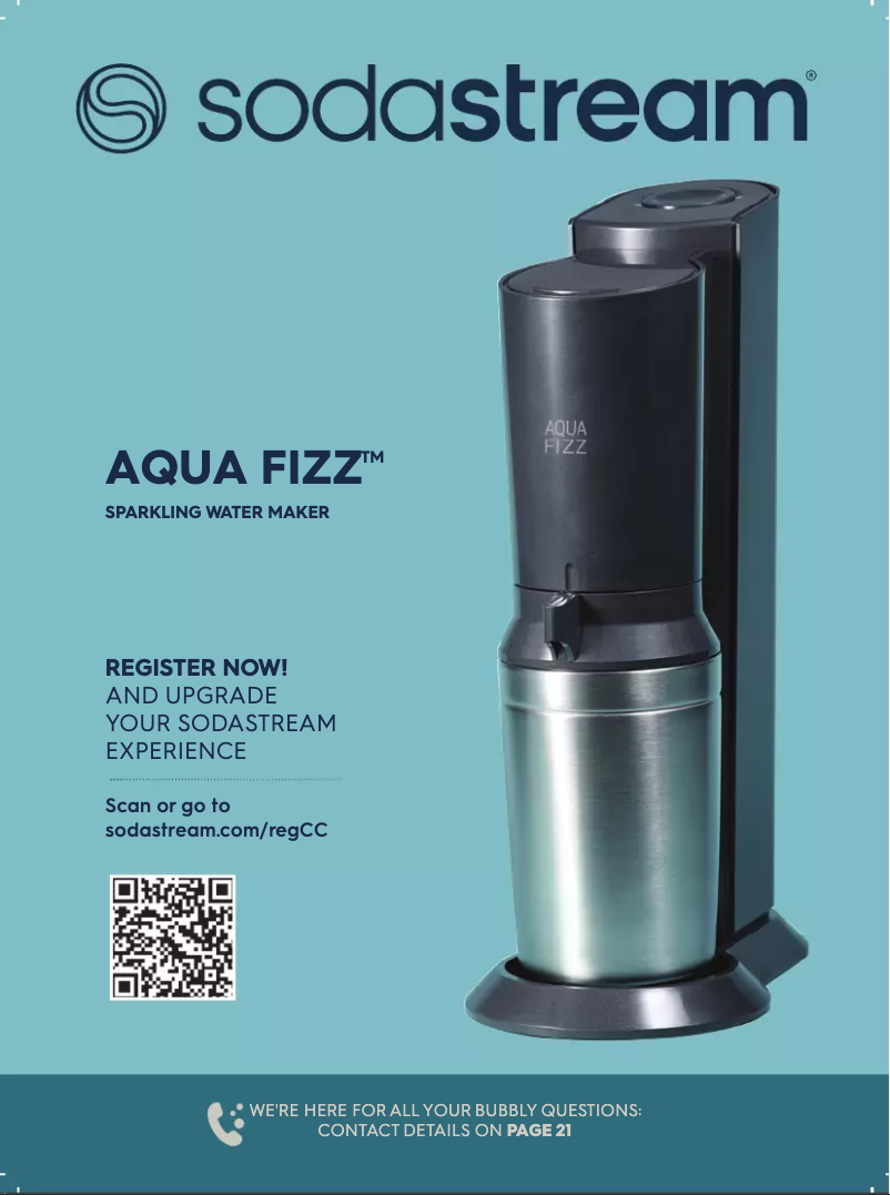 Page 1 de la notice Manuel utilisateur SodaStream Aqua Fizz