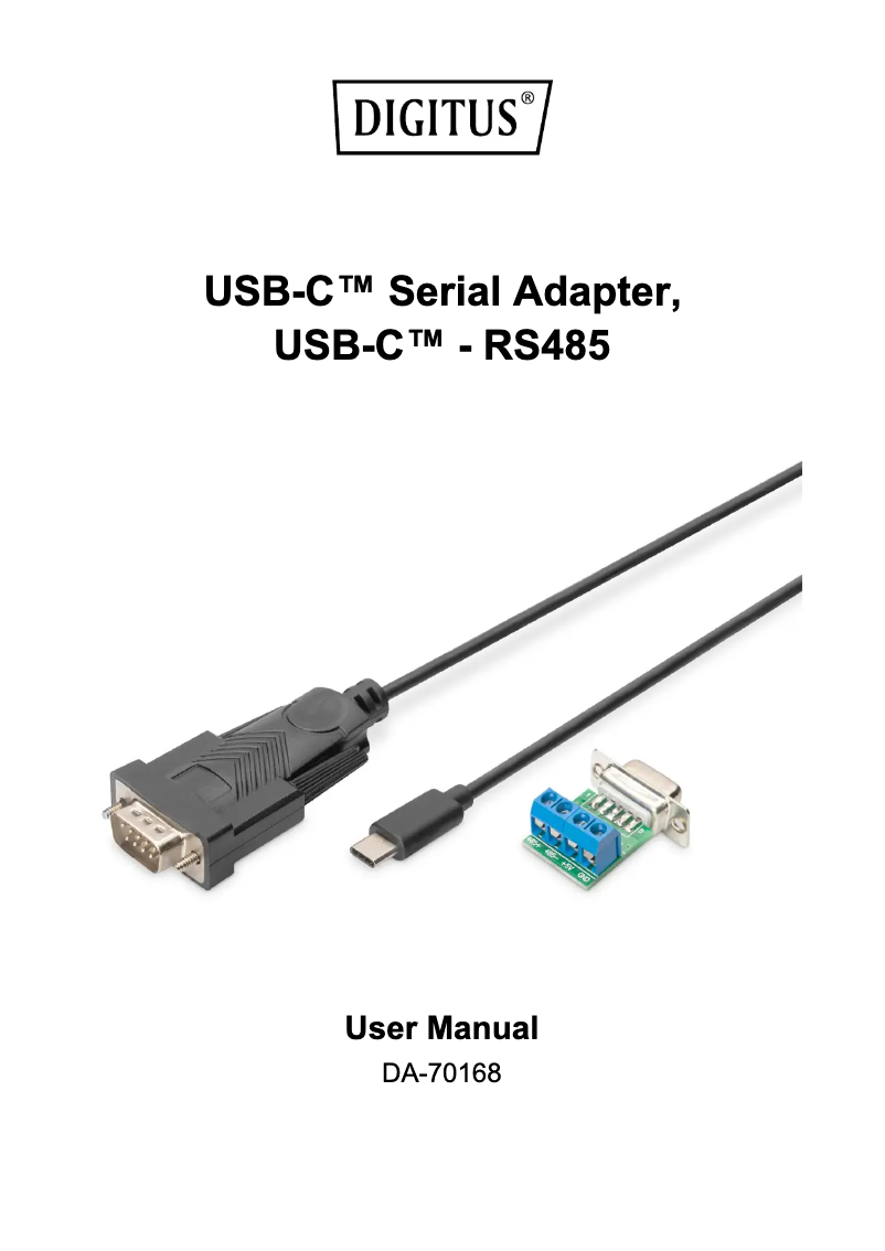 Image de la première page du manuel de l'appareil DA-70168