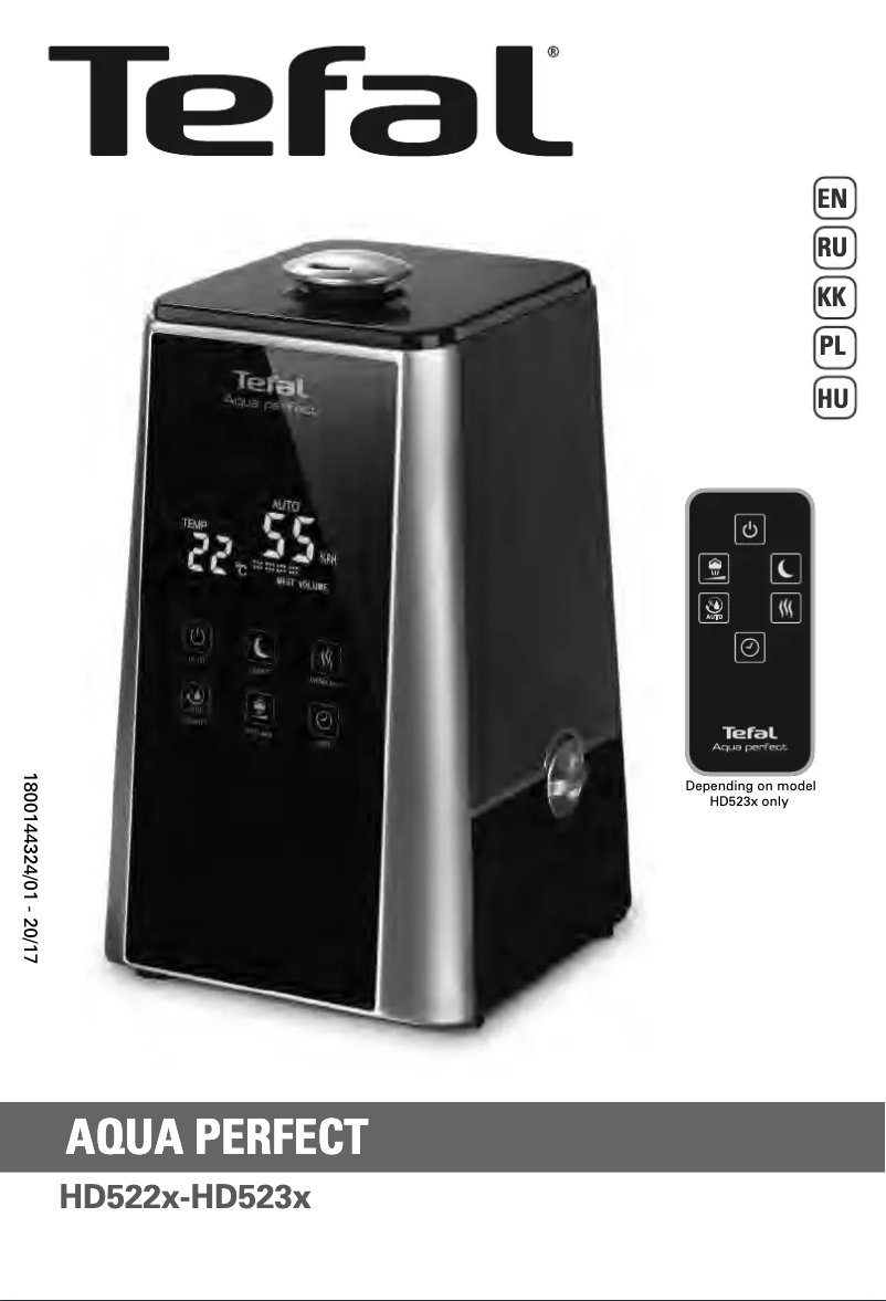 Page 1 de la notice Manuel utilisateur Tefal Aqua Perfect HD5235