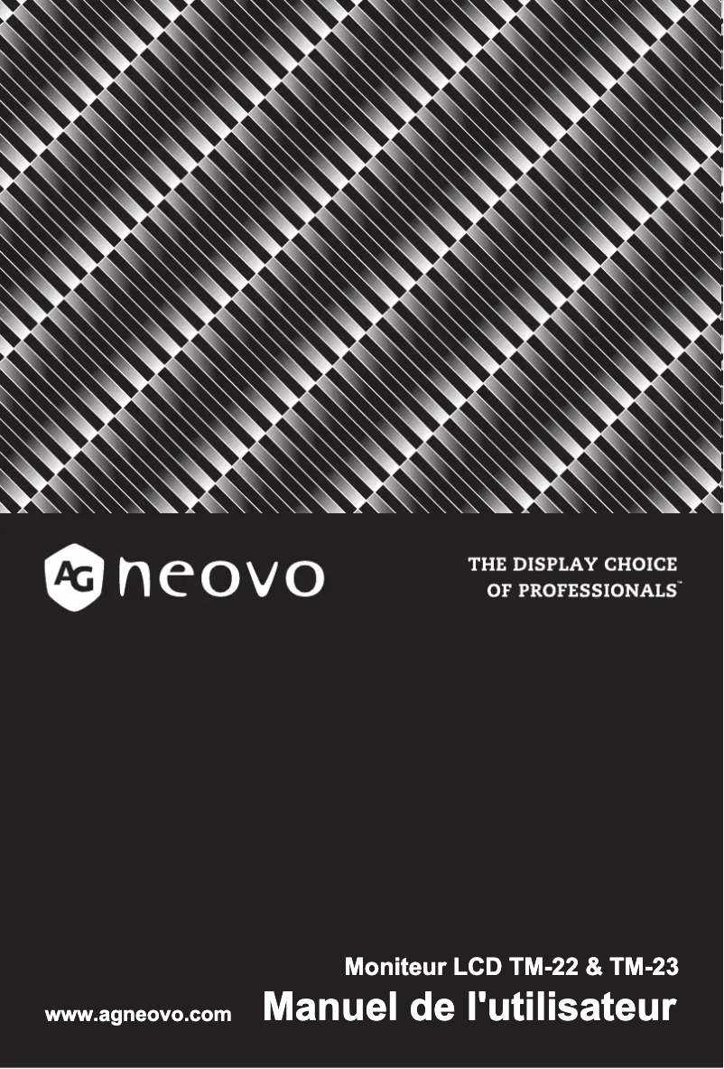 Image de la première page du manuel de l'appareil TM-22