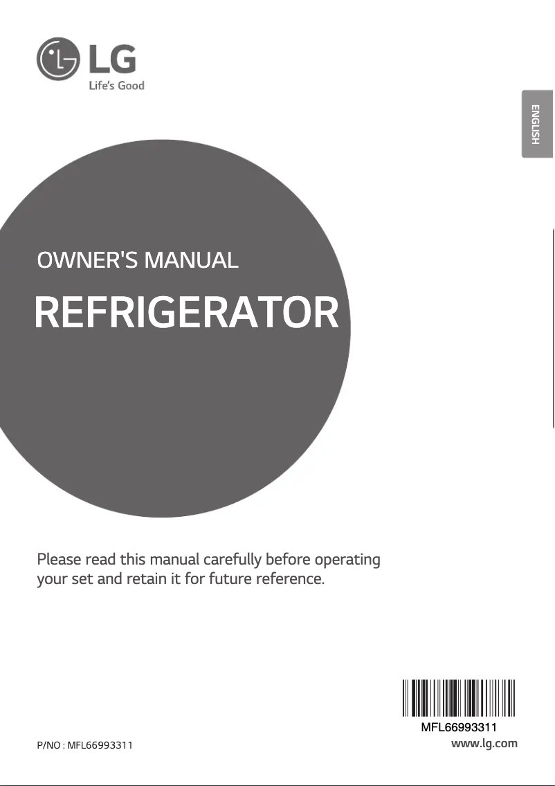 Image de la première page du manuel de l'appareil GL-D201ASOB