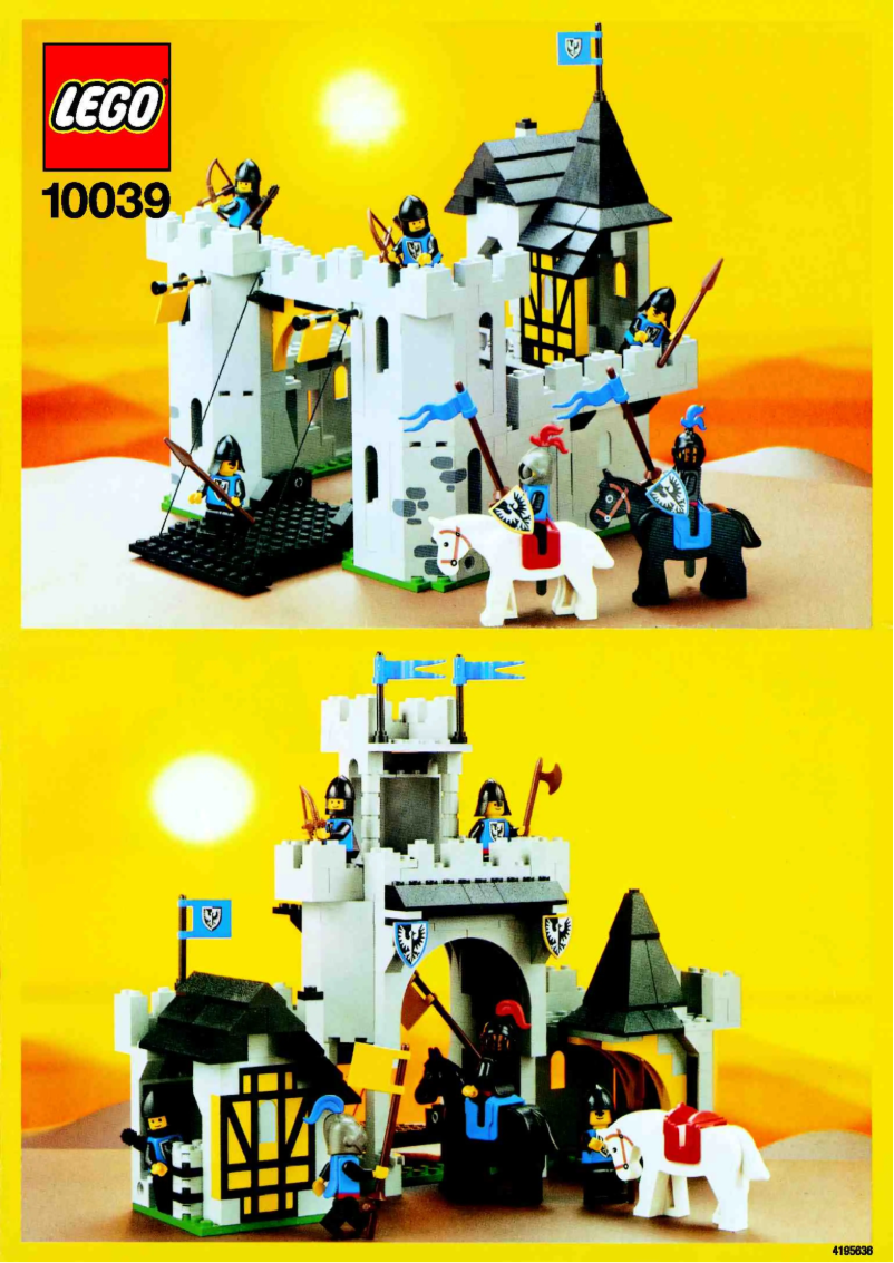 Page 1 de la notice Manuel utilisateur Lego Castle 10039