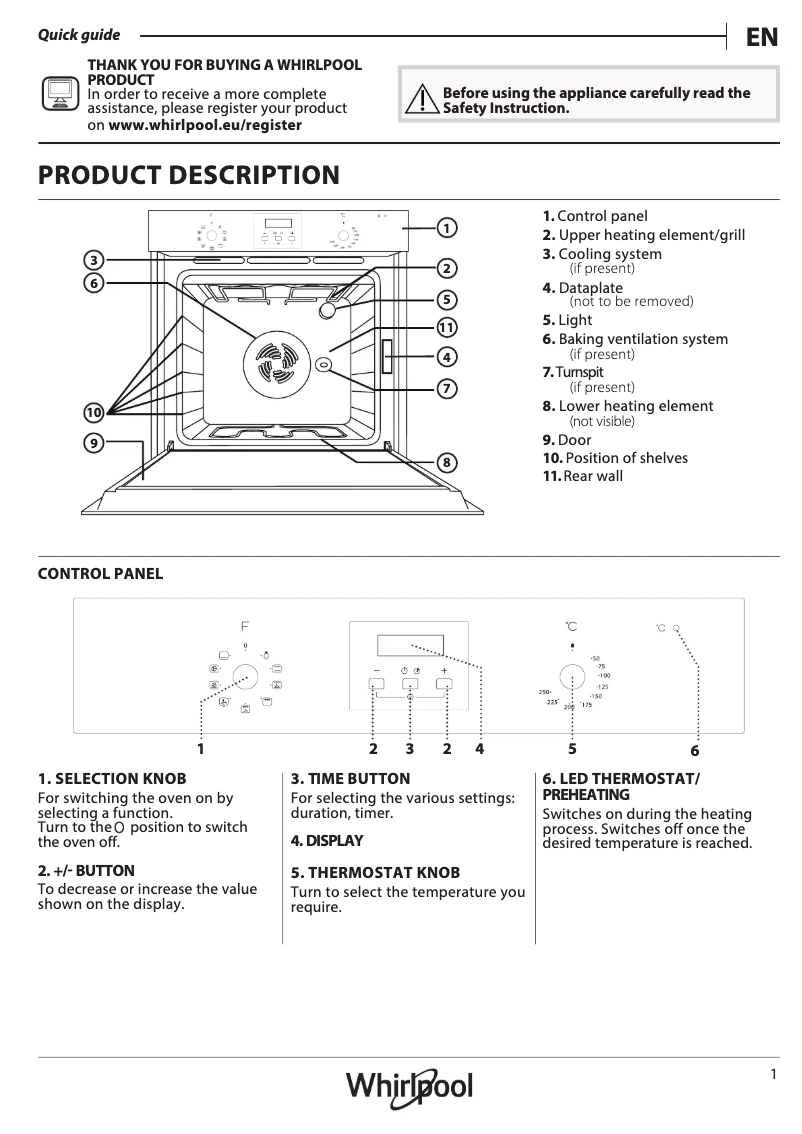 Image de la première page du manuel de l'appareil AKP 458/IX