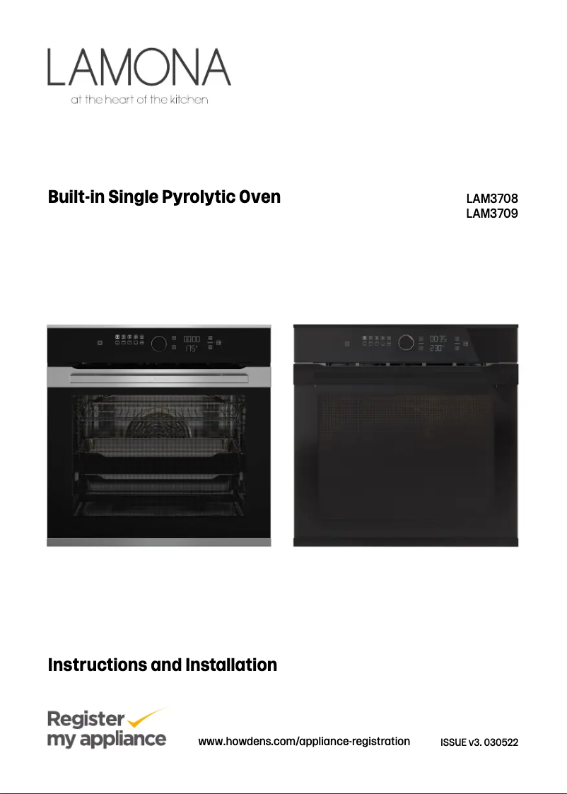 Image de la première page du manuel de l'appareil LAM3709