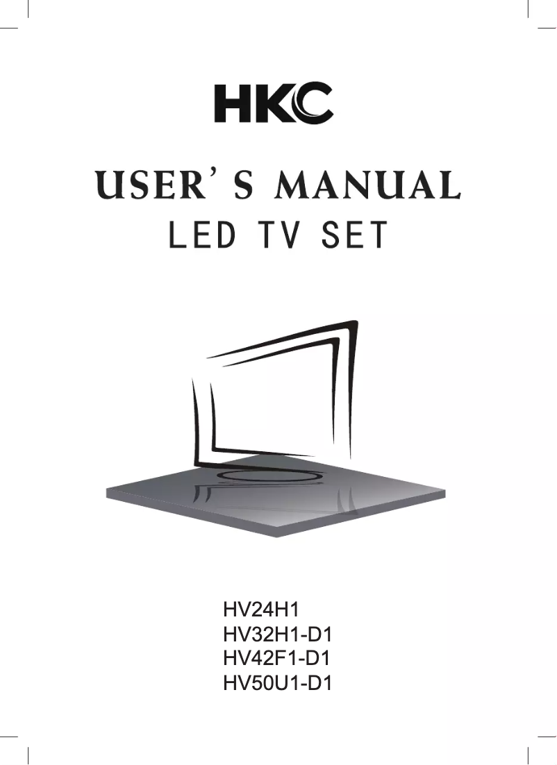 Page n°1 - Manuel utilisateur HKC HV24H1