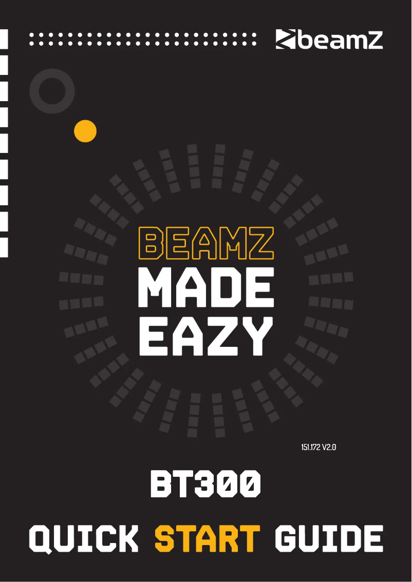 Page 1 de la notice Guide de démarrage rapide BeamZ TP36