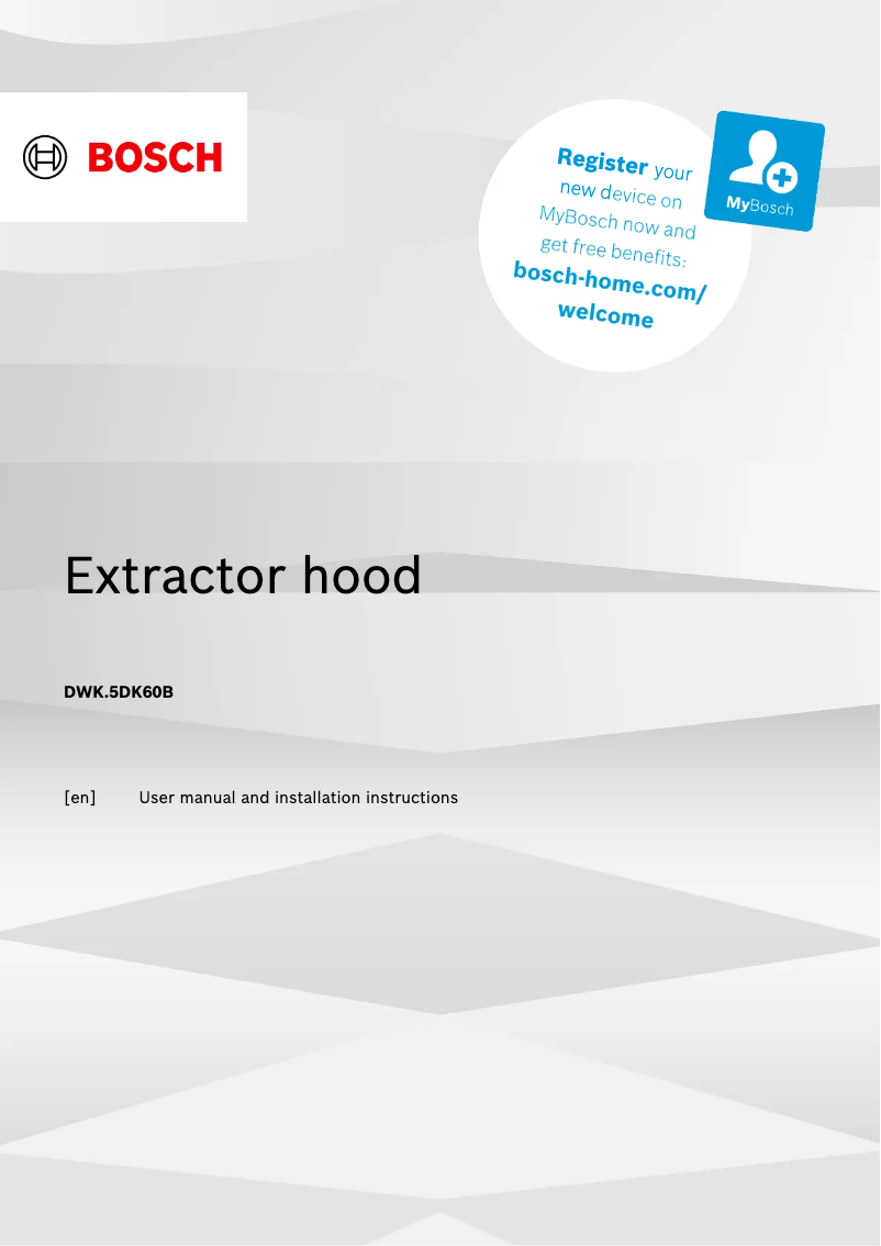 Imagen de la primera página del manual del dispositivo DWK65DK60B