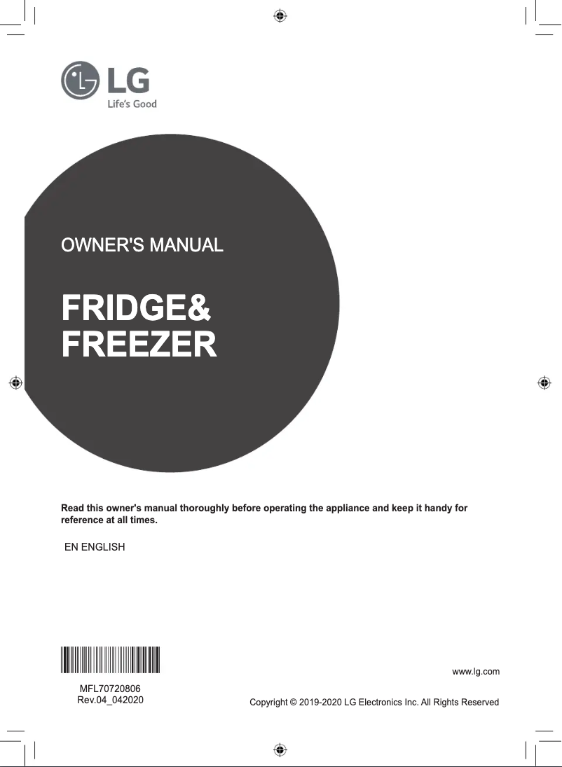 Image de la première page du manuel de l'appareil GB-B4452SE