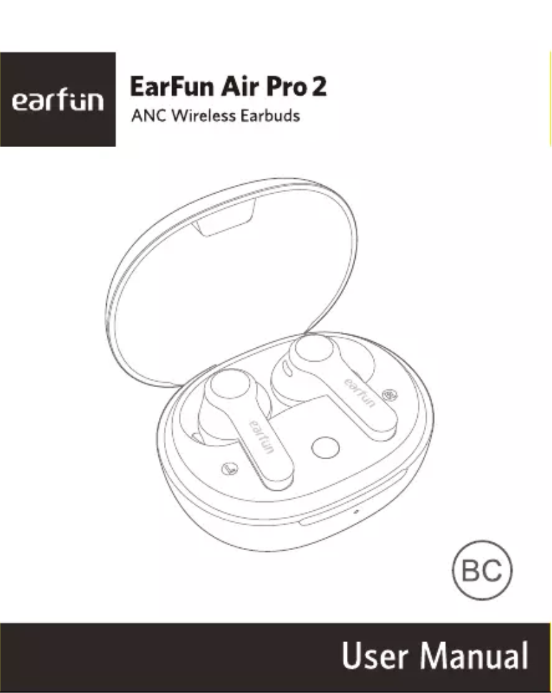 Page n°1 - Manuel utilisateur EarFun Air Pro 2