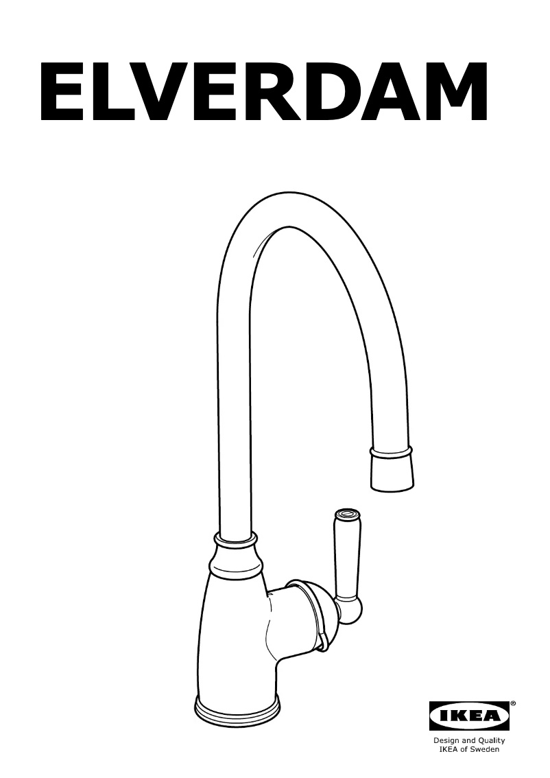 Image de la première page du manuel de l'appareil ELVERDAM