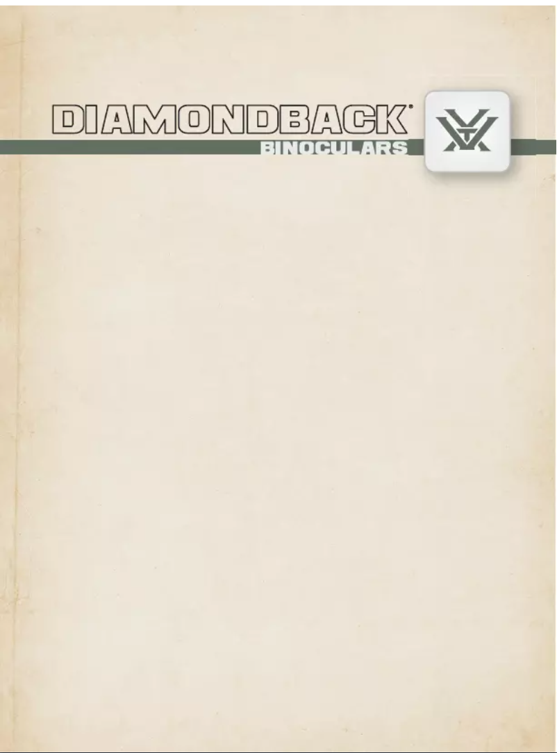 Page 1 de la notice Manuel utilisateur Vortex Diamondback 10x42