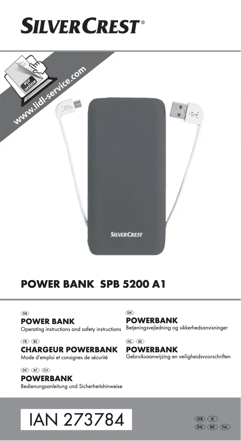 Image de la première page du manuel de l'appareil SPB 5200 A1