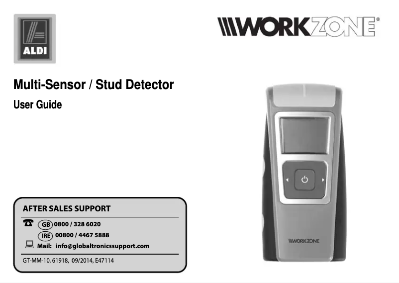 Page 1 de la notice Manuel utilisateur Workzone GT-MM-10