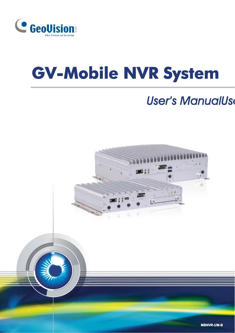 Page n°1 - Manuel utilisateur Geovision GV-MNVR2100